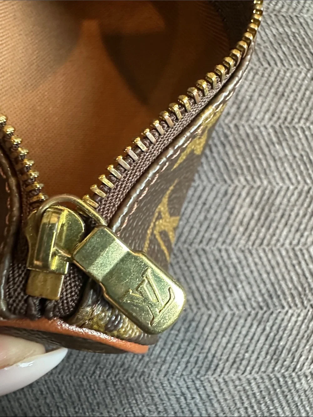 Louis Vuitton Monogram Canvas pouch